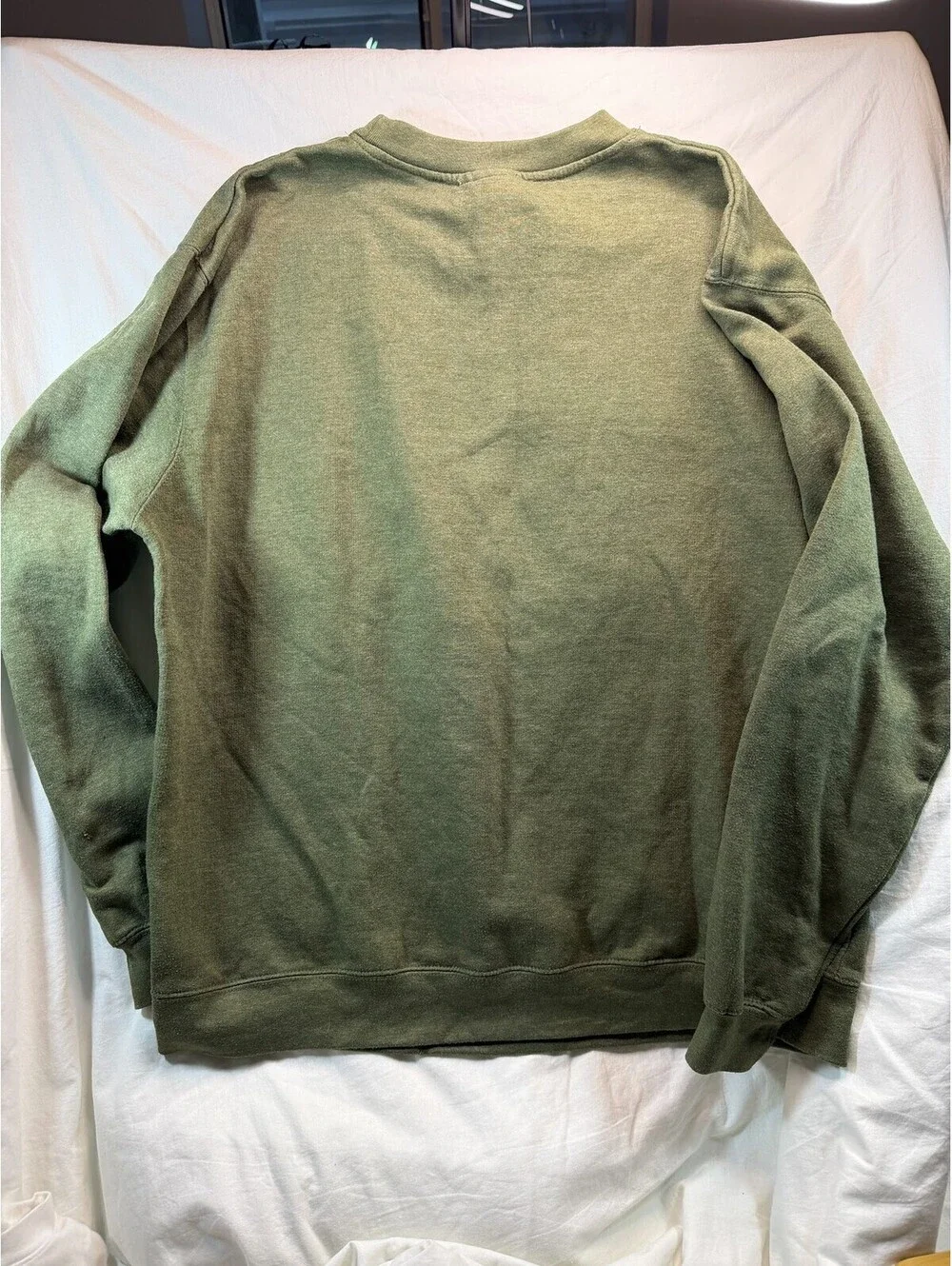 Lost Enterprises Crewneck Sweatshirt Mens Large Olive Green California Bear Surf